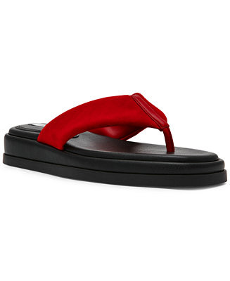 Steve Madden Women's Bella Flatform Slip-On Thong Sandals - Macy's | Macy's