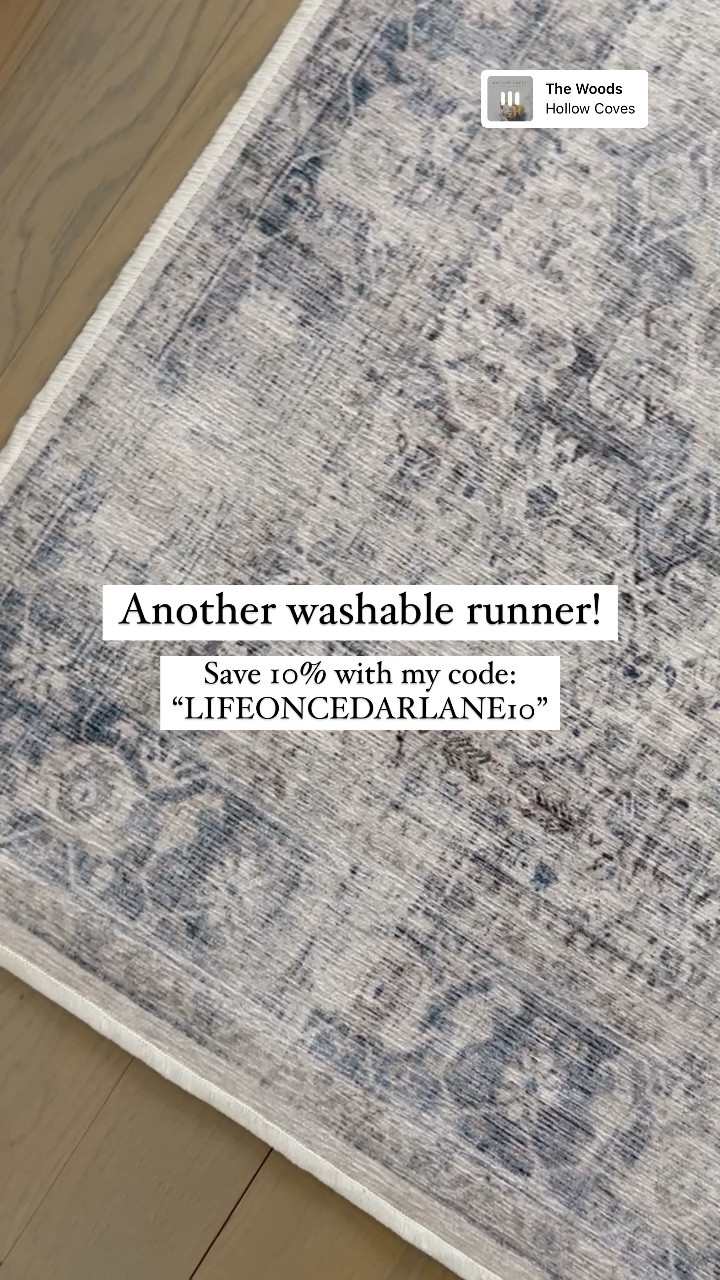 Another super pretty washable runner!! Love the vintage vibes! 

#LTKsalealert #LTKhome