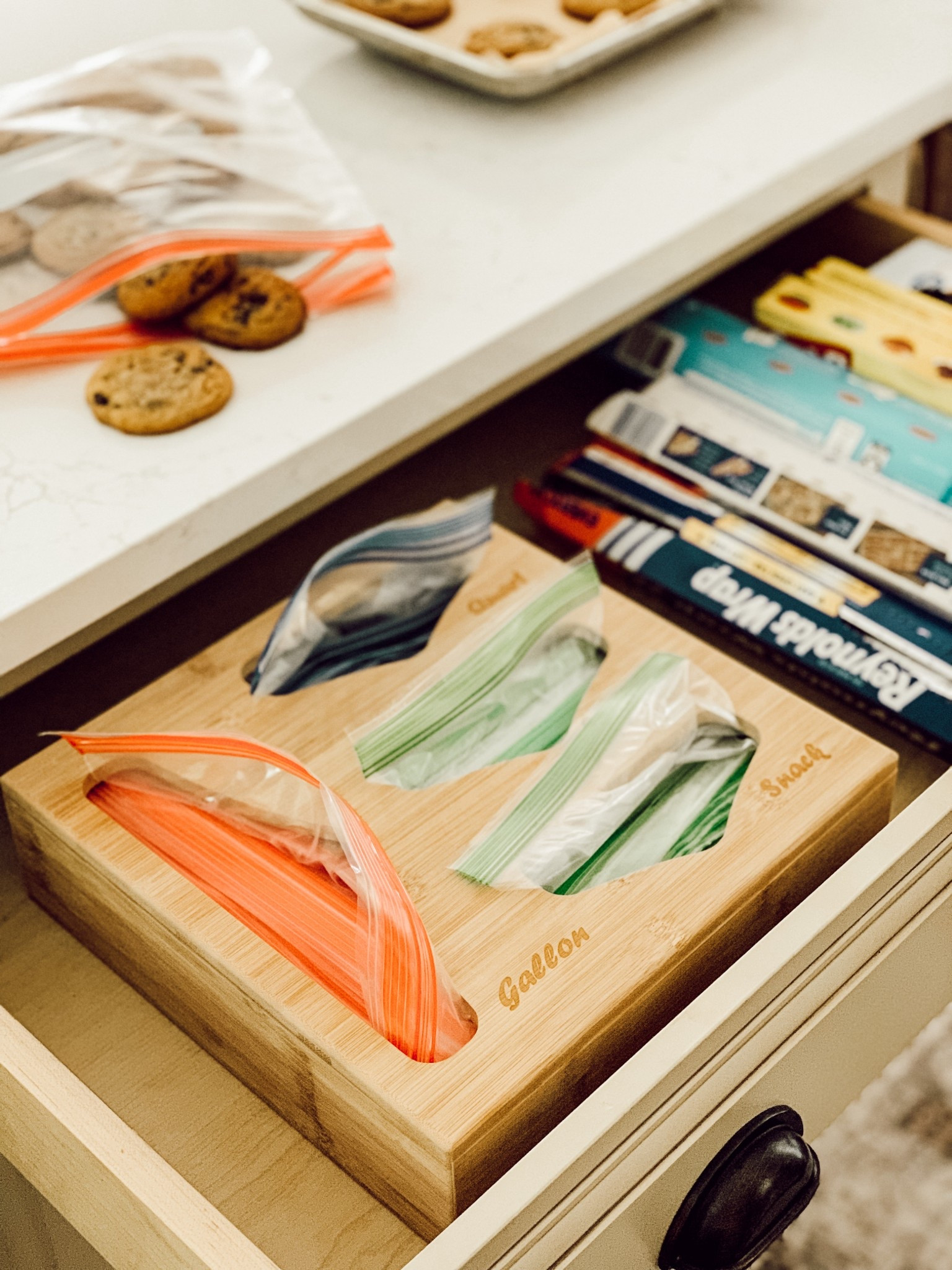 This baggie organizer keeps our drawer nice and organized. 

#LTKHome #LTKFindsUnder50