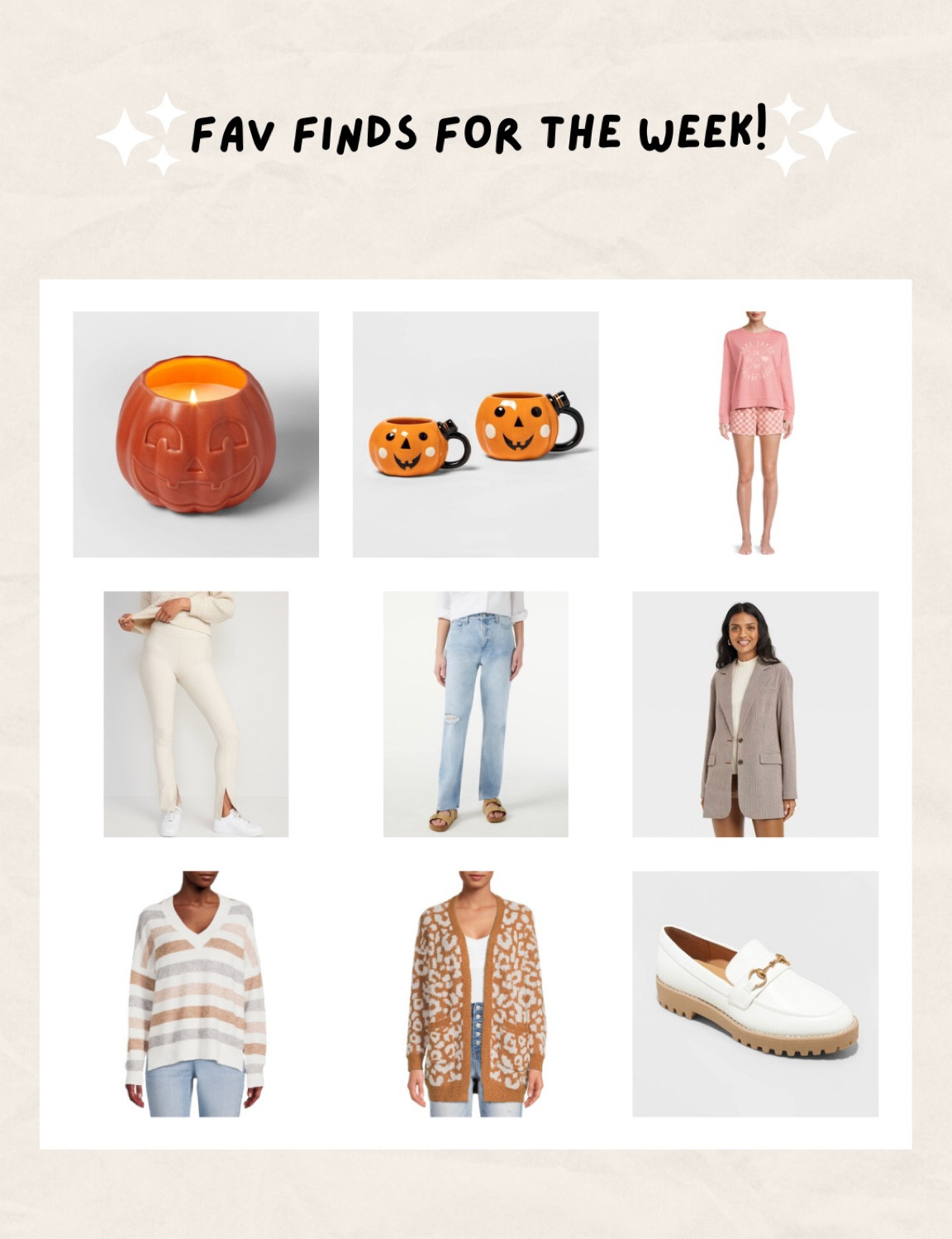 Fav finds for this week from Walmart, Target, & Old Navy'

#LTKunder50 #LTKstyletip #LTKSeasonal