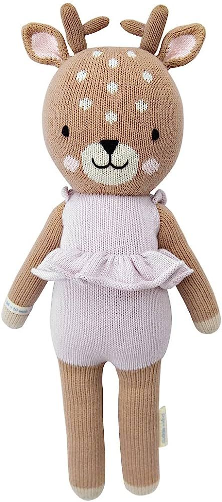 cuddle + kind Violet The Fawn Little 13" Hand-Knit Doll – 1 Doll = 10 Meals, Fair Trade, Heirlo... | Amazon (US)