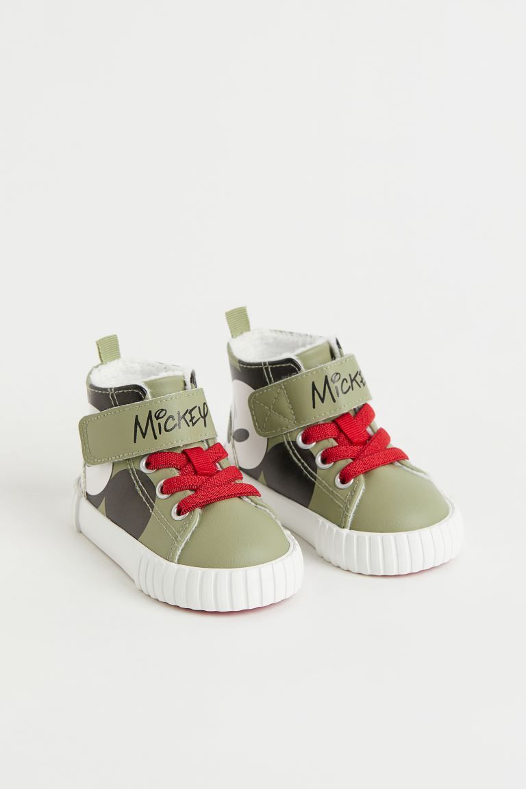 Warm-lined Printed High Tops | H&M (US + CA)