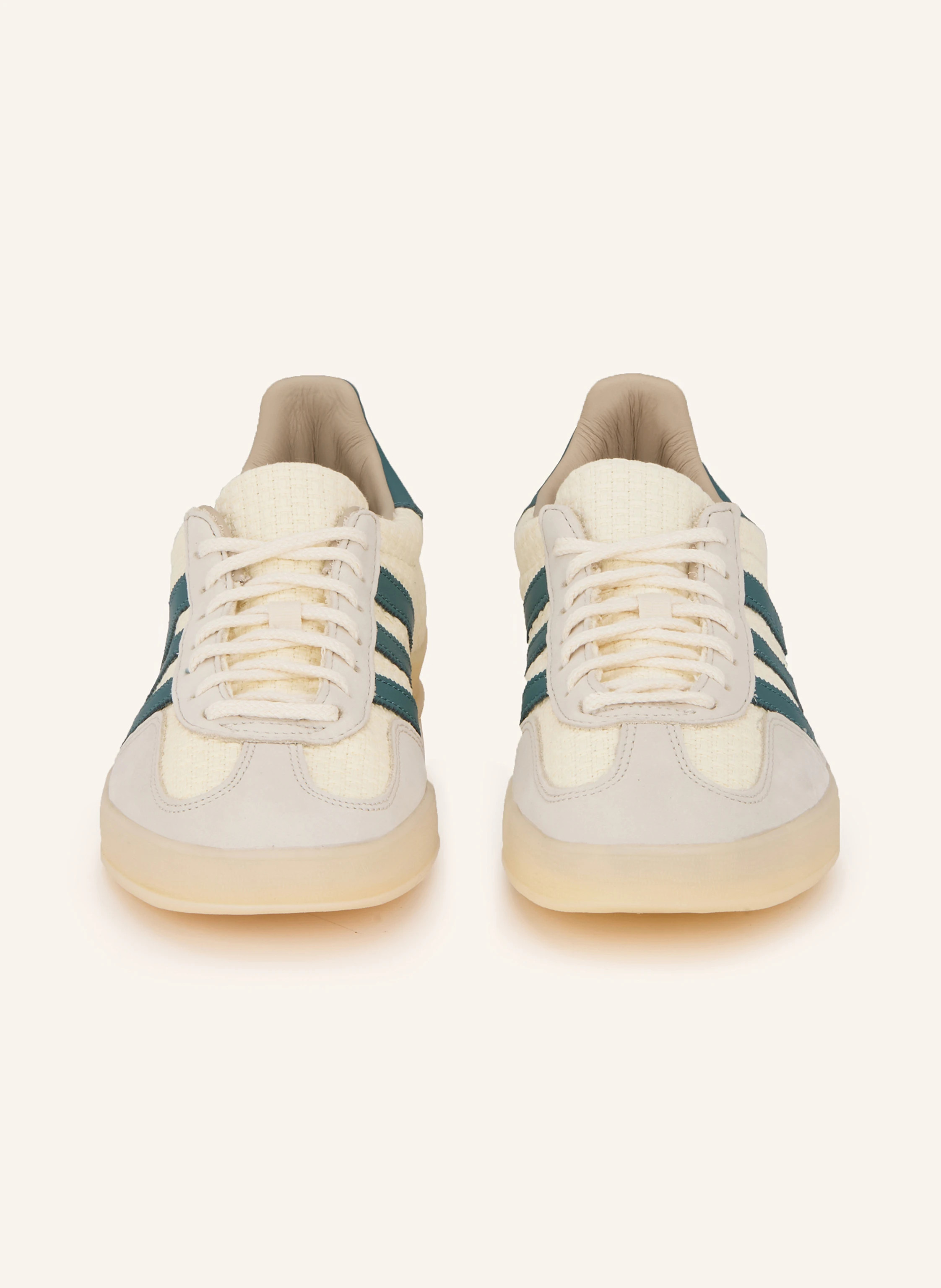 adidas Originals Sneaker GAZELLE INDOOR in ecru / grün / hellgrau | Breuninger (DACH)