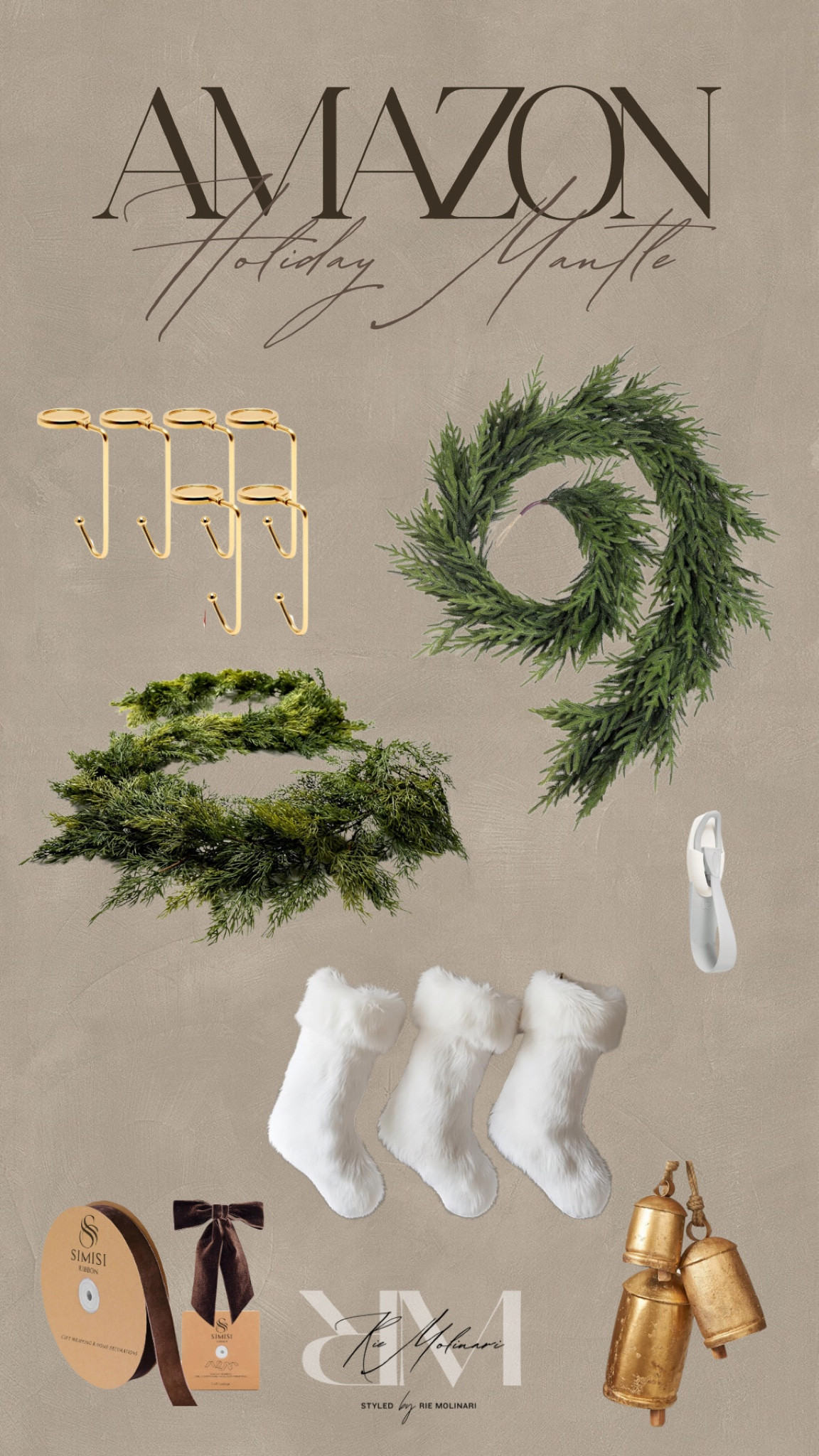 Holiday Mantle decor must haves 


Modern Christmas, Christmas Decor, Garland, Christmas Stockings, Norfolk pine, Modern Organic, Home Decor, Mantle Decor, Christmas Mantle, Ribbonn

#LTKHoliday #LTKHome #LTKSeasonal