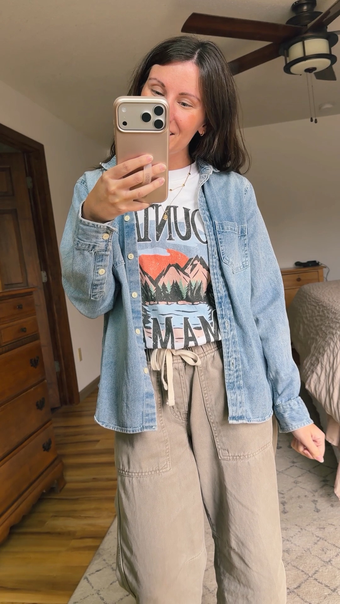 small in my tee, small in my denim shirt (older—linked similar!) and XS short/petite on my pants. My sandals fit true to size!



#LTKPetite #LTKvlog #LTKgrwm