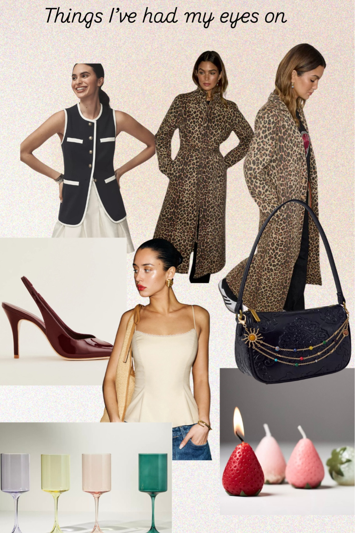 Recent items I’ve had my eyes on, gorgeous coats and tops that are perfect for 2025, sling back heels, wine glasses, 2025 fashion, spring fits

#LTKShoeCrush #LTKParties #LTKMostLoved