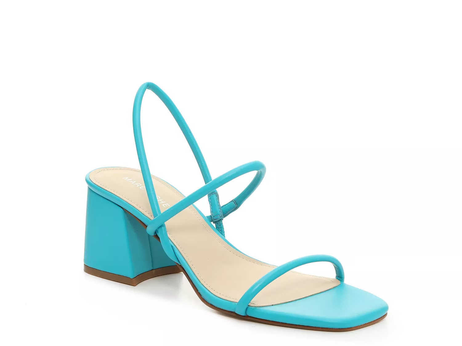 Marc Fisher Galvin Sandal - Women's - Light blue - Block Slingback | DSW