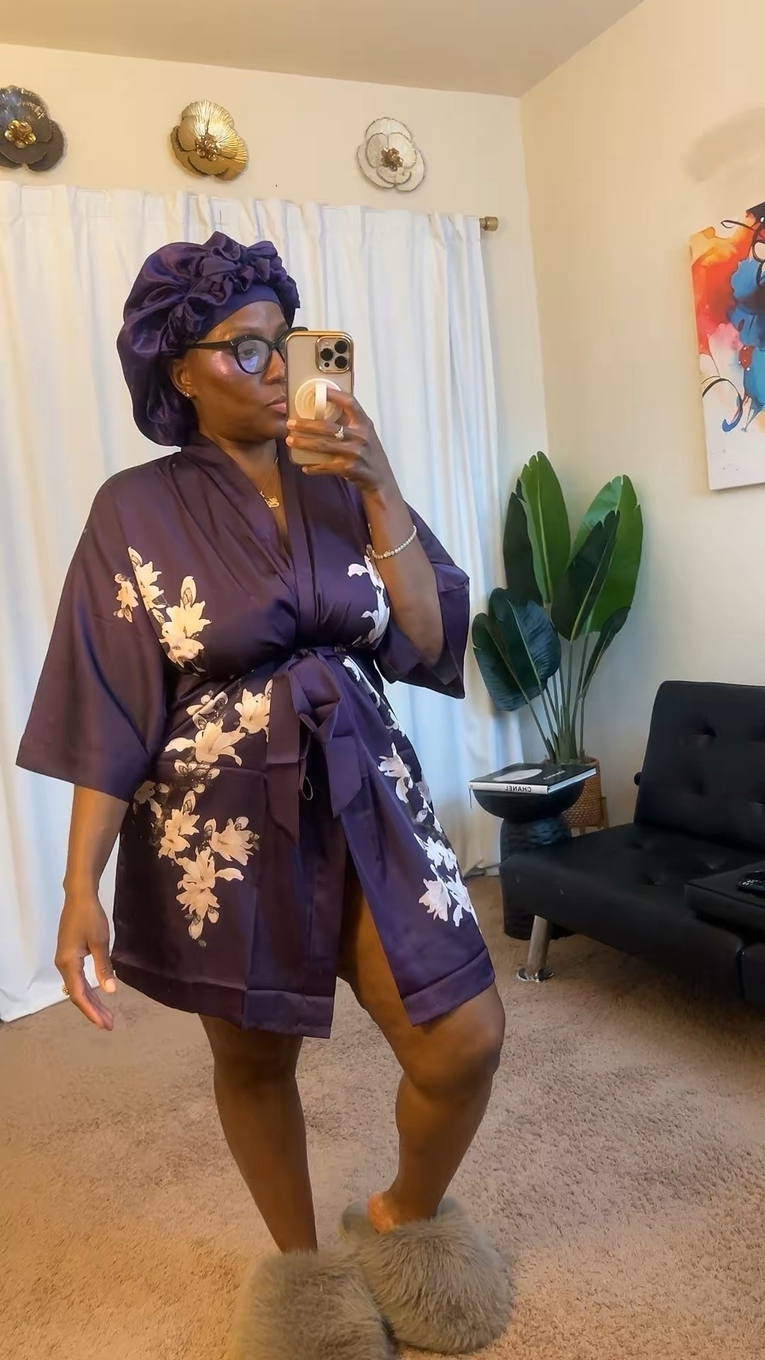 Love this kimono style robe it have it in purple and green 💜💚

#LTKBeauty #LTKOver40
