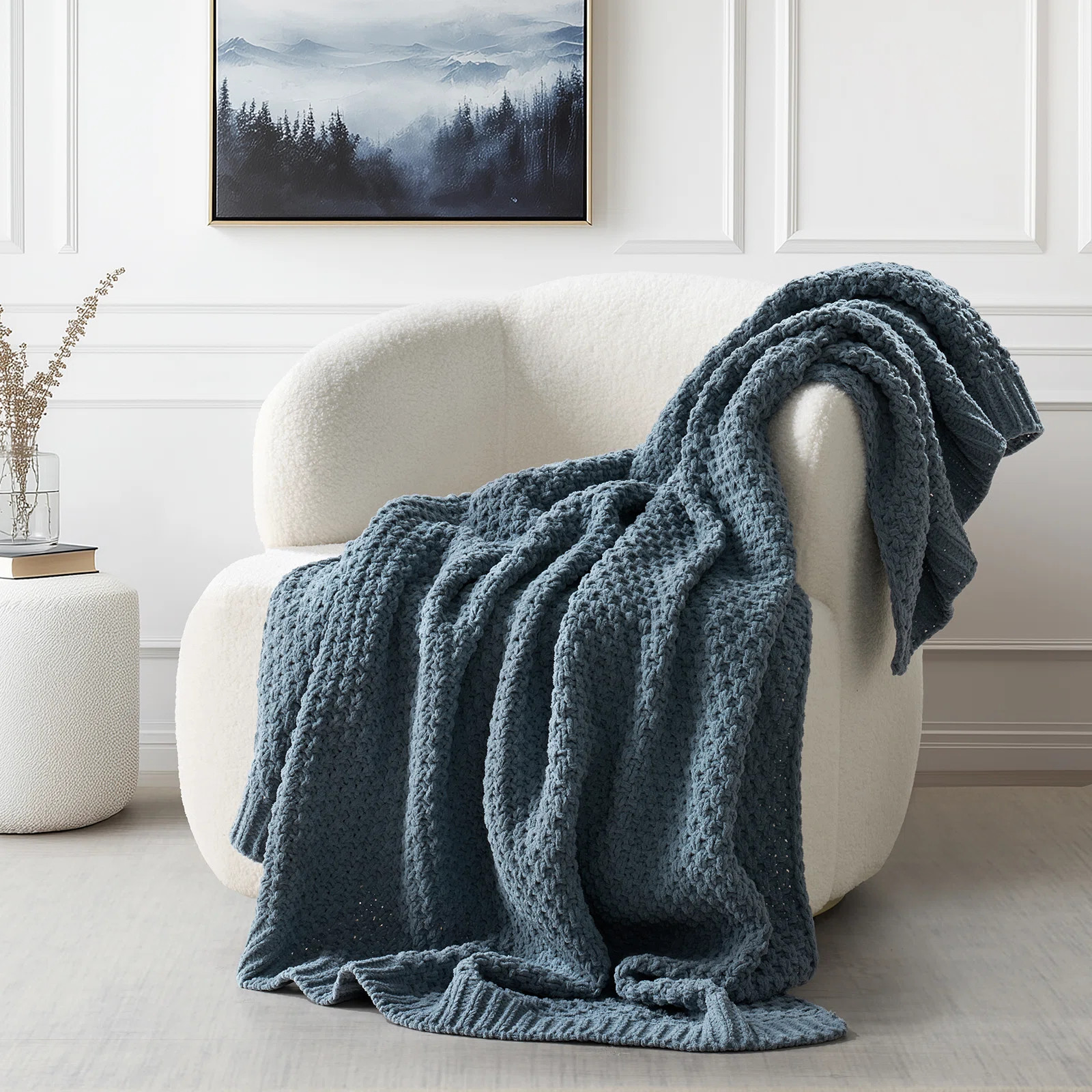 Chunky Chenille Knit Throw Blanket | Wayfair North America