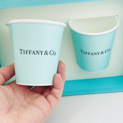 Tiffany & Co Blue Paper Coffee Cup Everyday Objects Bone China With Box | eBay US