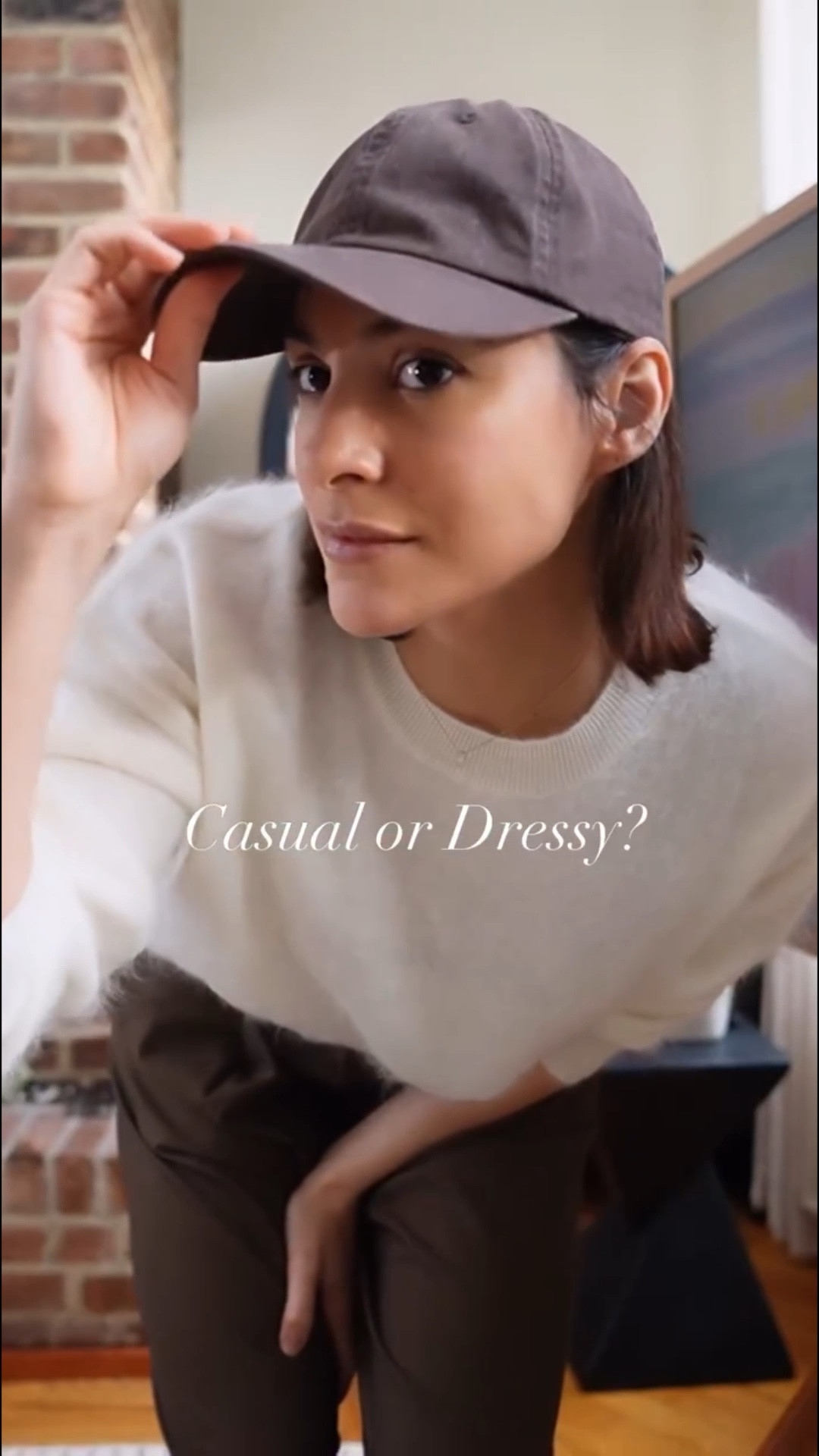 Maximizing your wardrobe by wearing your clothes 2 different ways. Did you know that just by changing your accessories you can make a drastic change in the way you look? 
Wearing these super comfortable and flattering wool silk trousers with this cozy brushed cashmere sweater two ways. Pair them with sneakers and a slouchy bag for a casual look or heels, belt and a structured bag for a dressier style. You pick! 🤎 @lilysilk 

#livespectacularly #lilysilk 

Lilysilk pants, Lilysilk cashmere, trousers, cashmere, styling ideas, maximize your wardrobes, brown Inspo , fall and winter looks