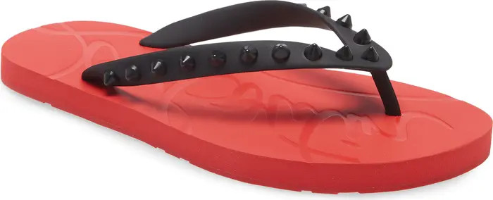 Christian Louboutin Loubi Flip Flop | Nordstrom | Nordstrom