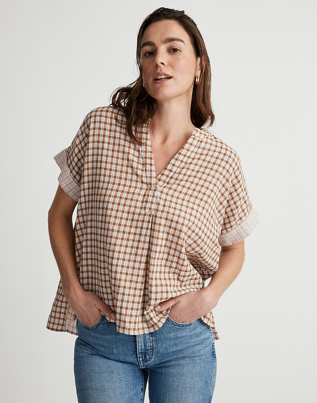Double-Faced Lakeline Popover Shirt | Madewell