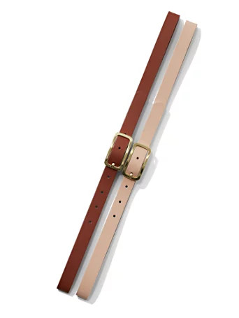 2-Piece Faux-Leather Belt Set | New York & Company