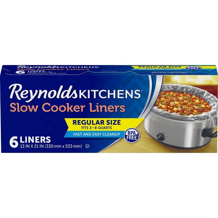 Reynolds Kitchens Regular Size Slow Cooker Liners - 6ct | Target