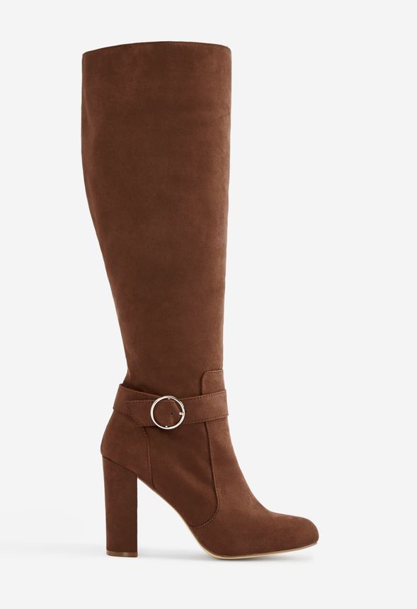 Lulu Block Heel Tall Boot | JustFab