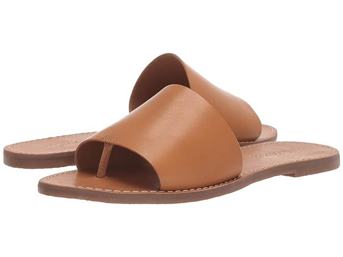 Madewell Boardwalk Post Slide Sandal (Desert Camel) Women's Shoes | Zappos