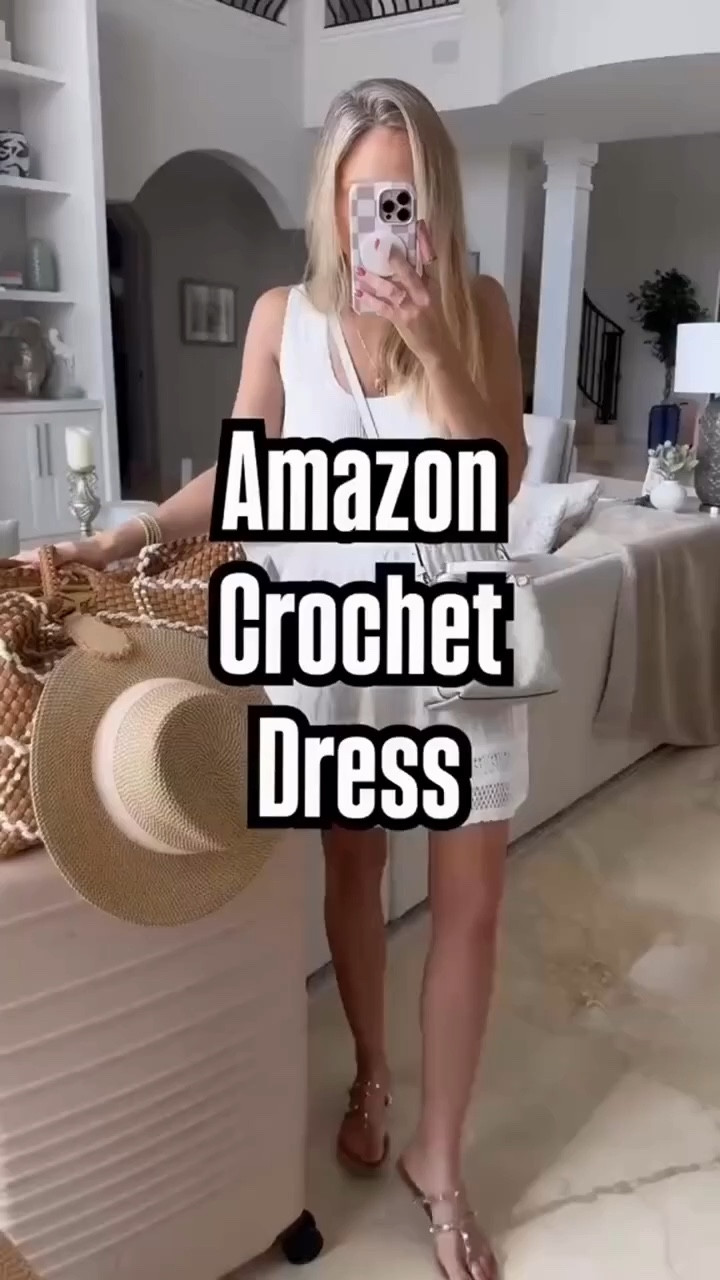 The most gorgeous crochet dress from Amazon. Wearing small love!!!!!!! 

#LTKMothersDay #LTKootd #LTKOver40