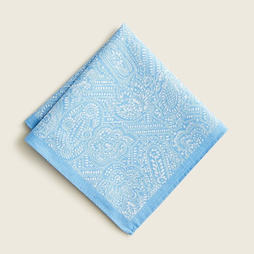 Italian cotton pocket square | J. Crew US