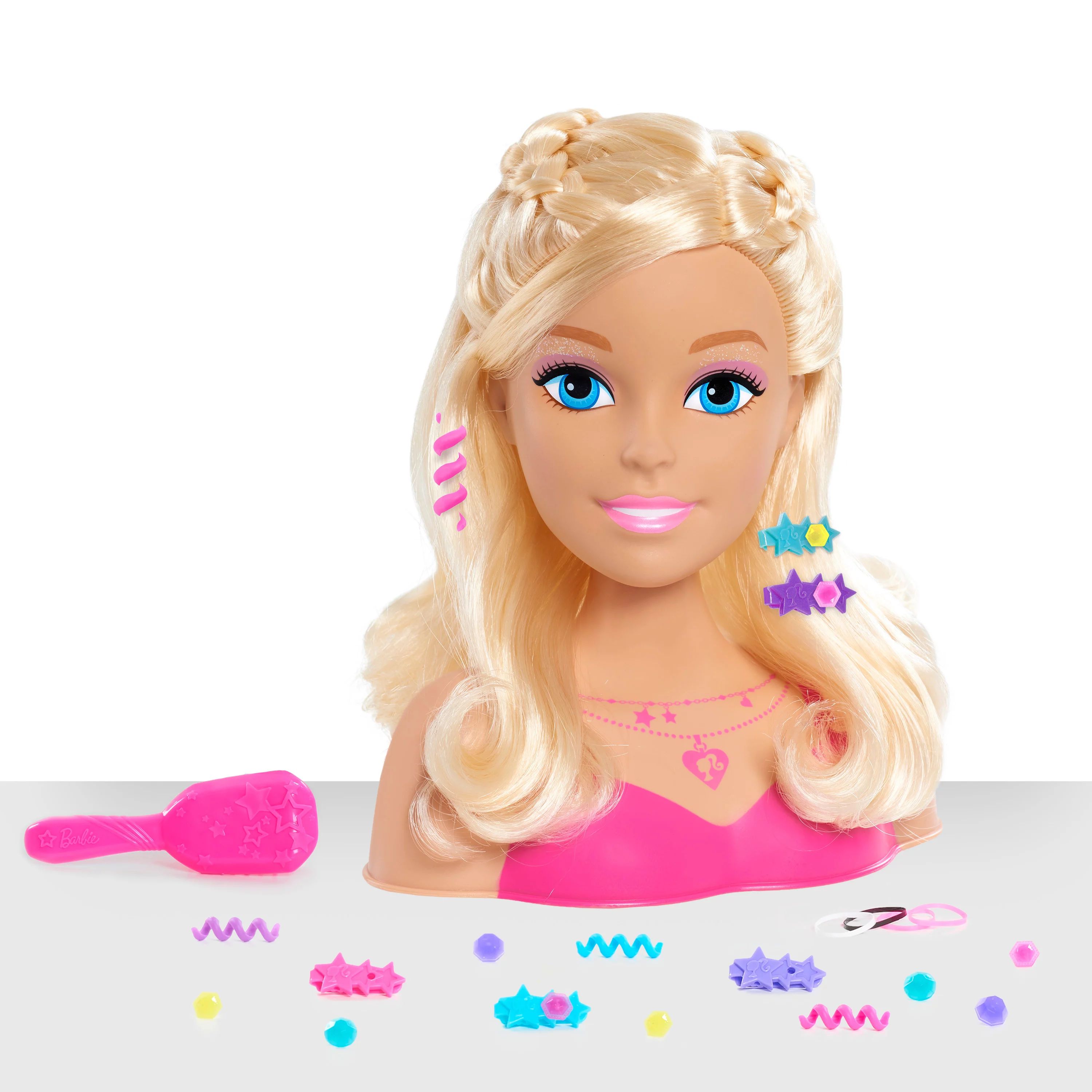 Just Play Barbie Fashionistas 20 Piece Styling Head For Kids, Blonde Hair, Preschool Ages 3 Up - ... | Walmart (US)