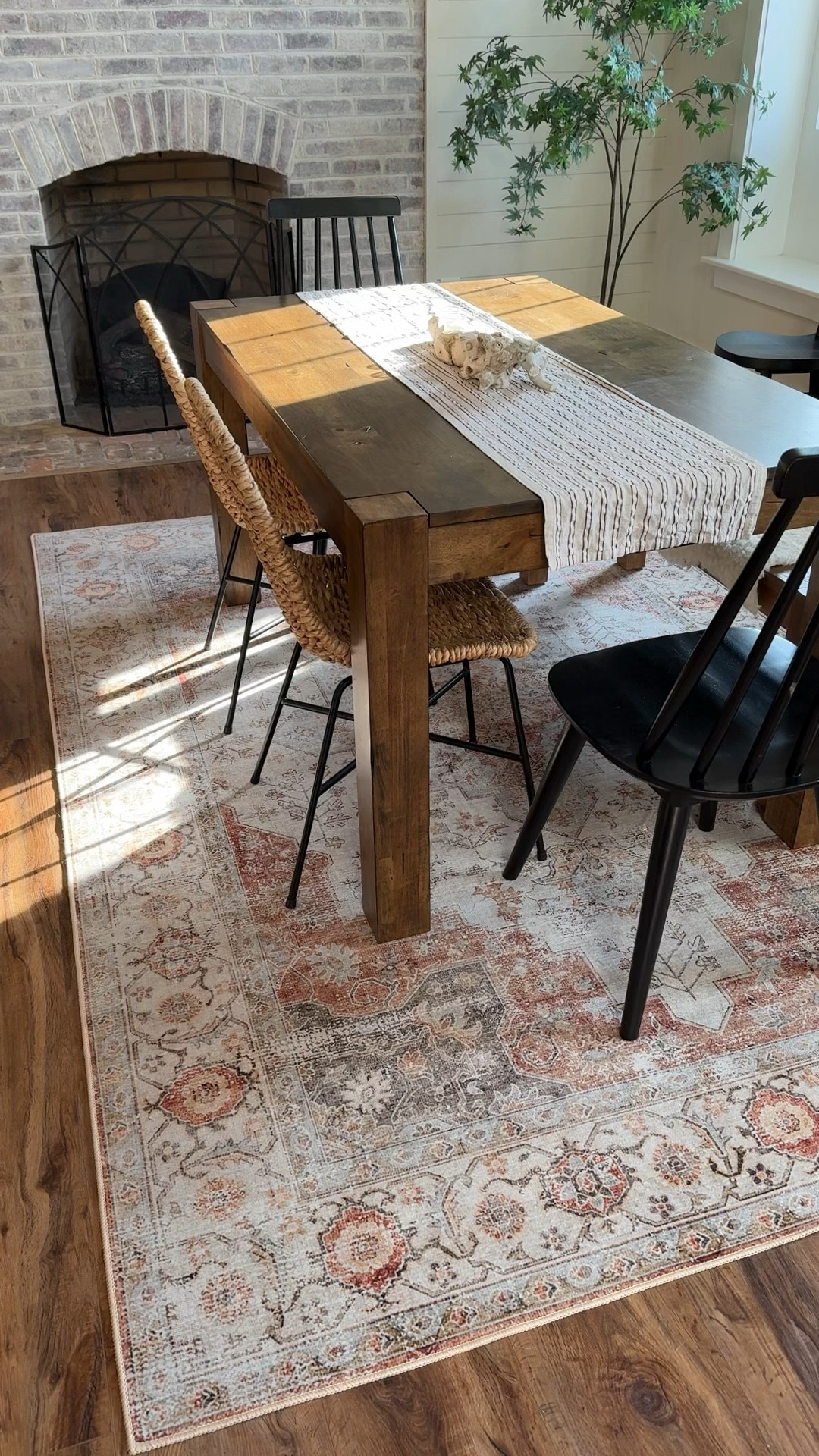 $229 solid wood walmart dining table restocked!

#LTKSaleAlert #LTKFindsUnder100 #LTKHome