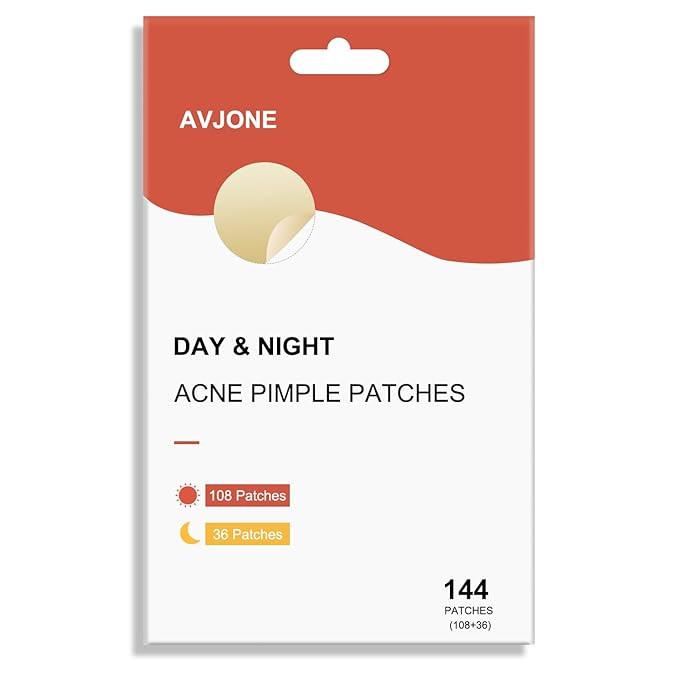 AVJONE Day and Night Hydrocolloid Acne Pimple Patch for Covering Zits and Blemishes, Spot Sticker... | Amazon (US)