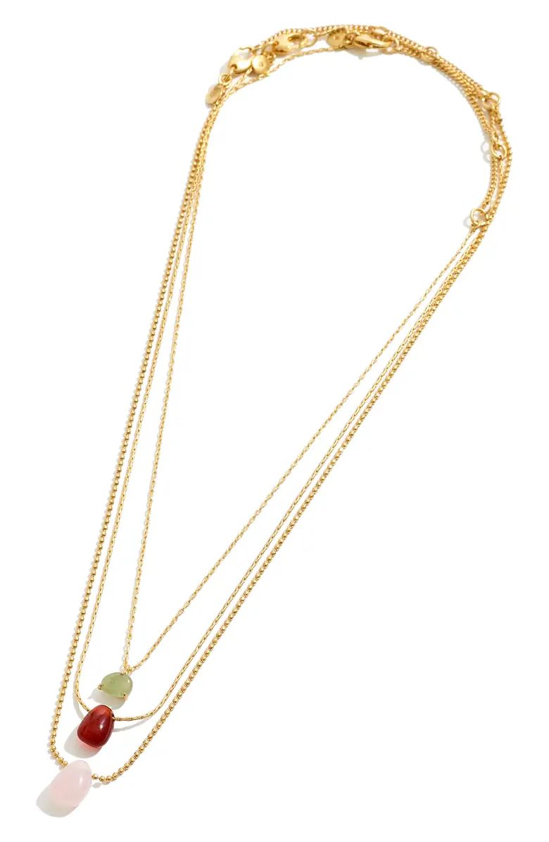 Madewell Stone Collection Set of 3 Necklaces | Nordstrom | Nordstrom