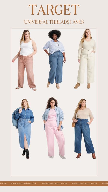 Cant get enough of Universal Threads at Target right now! Shop my faves✨

plus size fashion, style guide, jeans, denim, wide leg pants, skirt, pink, beige, neutrals, bottoms, curvy outfit inspo 

#LTKworkwear #LTKstyletip #LTKplussize