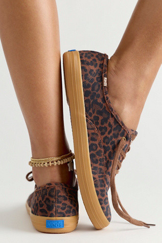 Keds for FP Champion Luxe Suede Lace-Up Sneakers | Free People (Global - UK&FR Excluded)