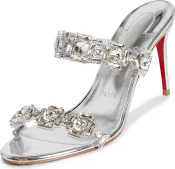 Just Jewel Crystal Embellished Stiletto Sandal (Women) | Nordstrom