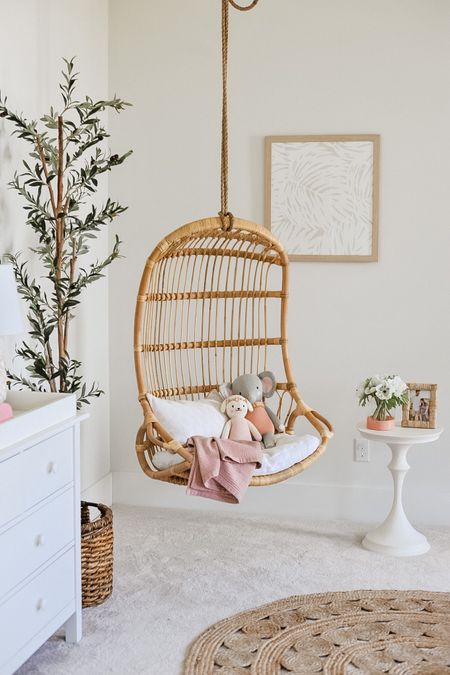If you’ve been thinking about getting the hanging rattan chair from serena and lily, now is the time to do it! It is 30% off right now! Grab it while you can!

Hanging chair, rattan chair, toddler room, coastal nursery, coastal girls room

#LTKkids #LTKsalealert #LTKhome