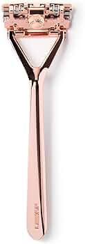 Leaf Shave | Leaf Razor, Rose Gold - All-Metal, Eco-Friendly Razor for Women & Men; Includes 10 S... | Amazon (US)