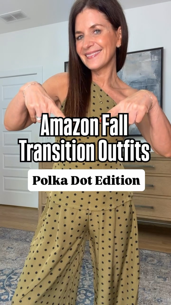 Polka dots for early fall!
Items w/codes:
*White Polka Dot Skirt – 7QU23HQS. Promo expires 9/16
*Brown Polka Dot Skirt Set – 50ZJO2KR. Promo expires 9/15

#LTKSaleAlert #LTKootd