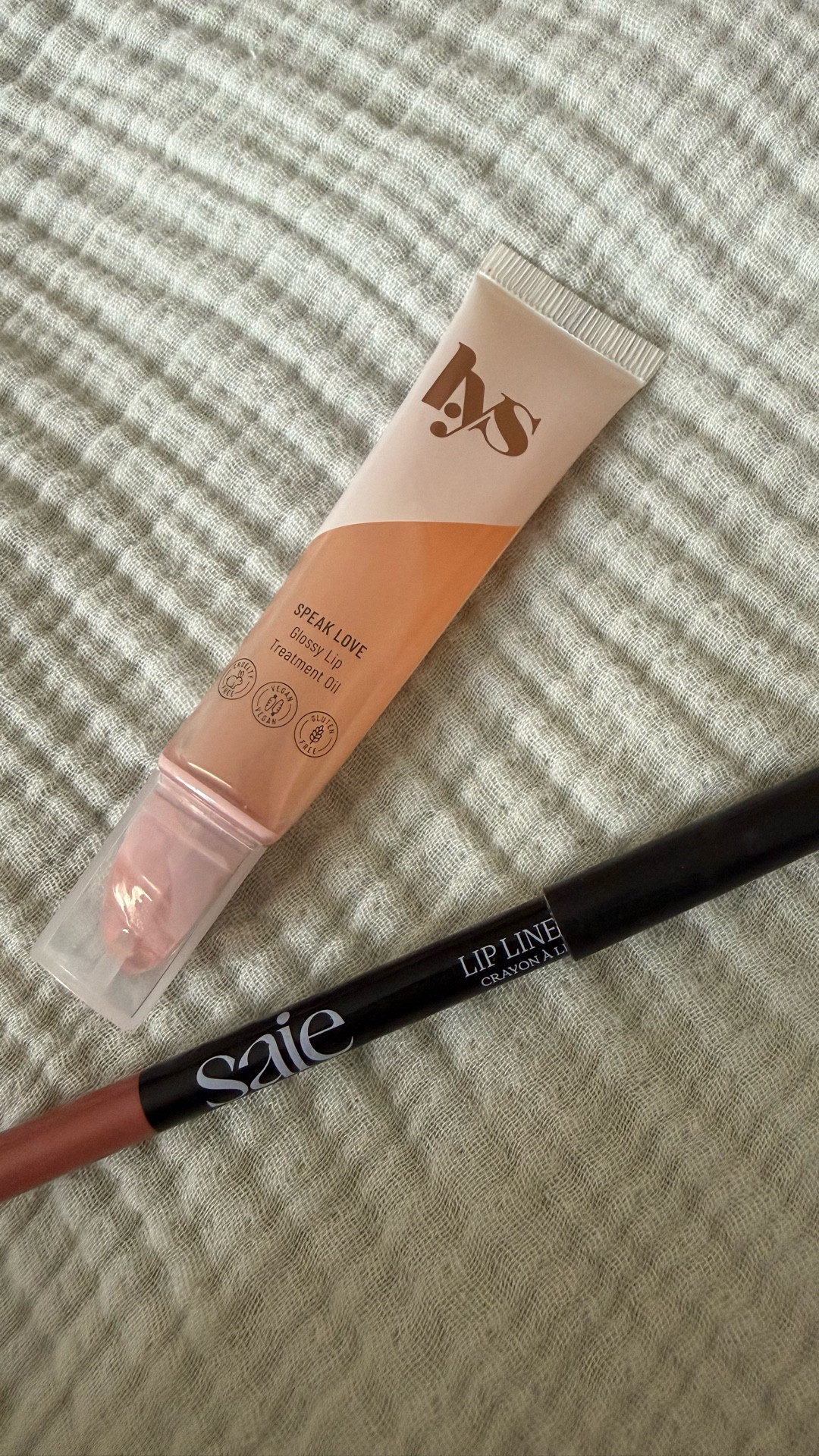 Easy everyday lip combo I love. 

@Saie lip liner is a staple

#LTKBeauty