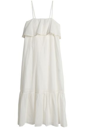 Iris & Ink Woman Tess Tasseled Cotton-gauze Maxi Dress White Size 4 | The Outnet Global