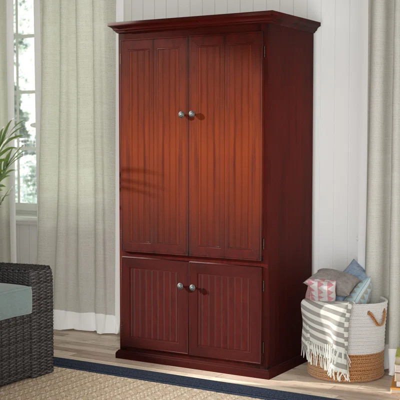 Neasa Solid Wood Armoire Desk | Wayfair North America