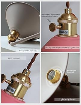 iYoee Wall Sconce Lamps Lighting Fixture with on Off Switch,Green Macaron Wall lamp E26 Edison Co... | Amazon (US)