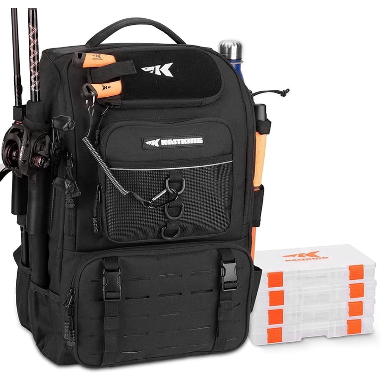 KastKing Karryall Fishing Tackle Backpack with Rod Holders 4 Tackle Tray,Fishing Bag Storage Fish... | Walmart (US)