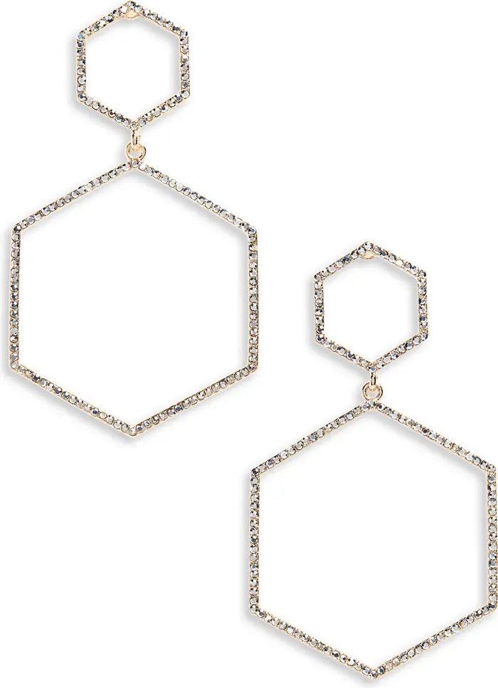 Crystal Hexagon Earrings | Nordstrom