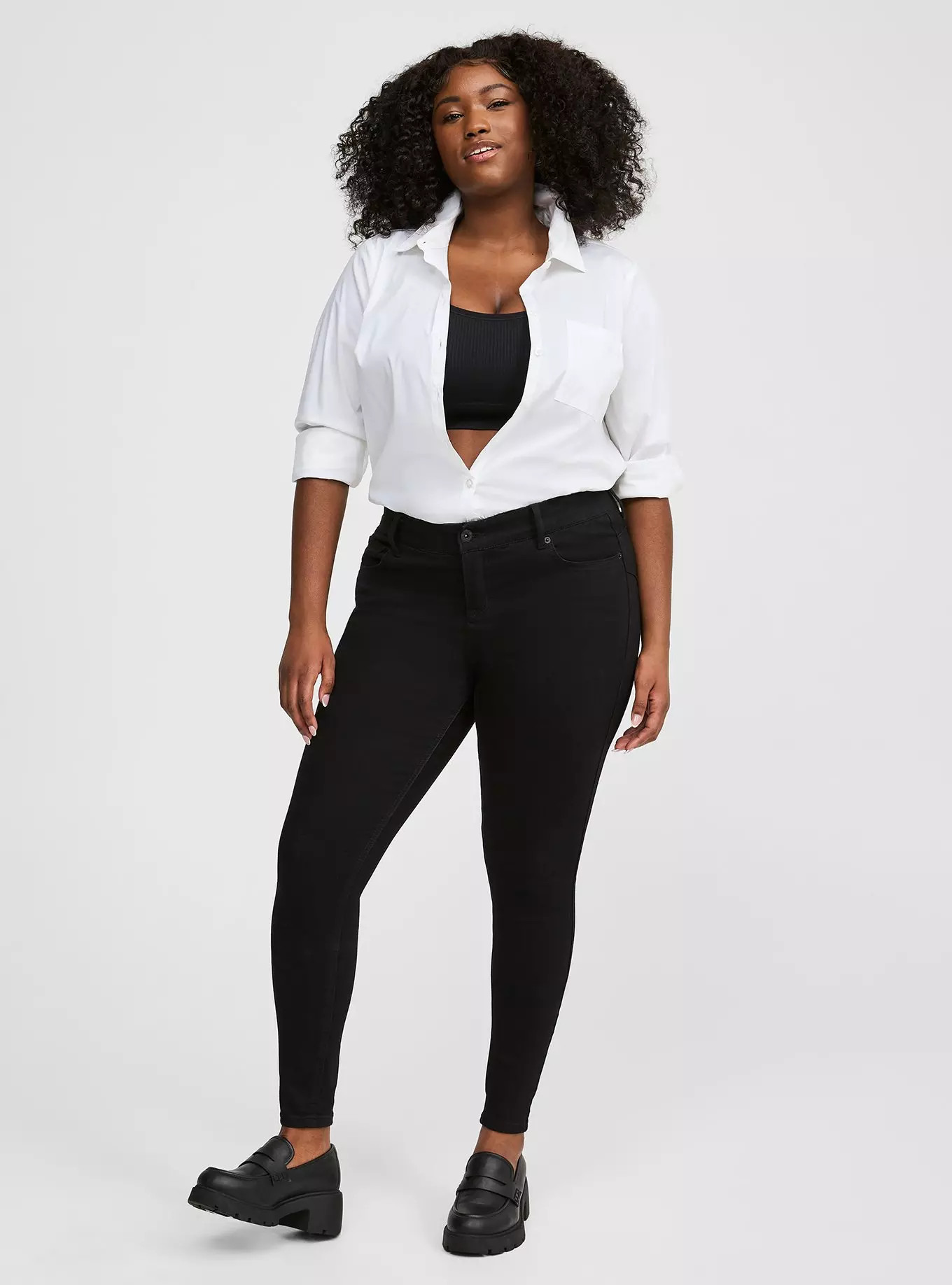 Bombshell Skinny Premium Stretch High-Rise Jean | Torrid (US & Canada)