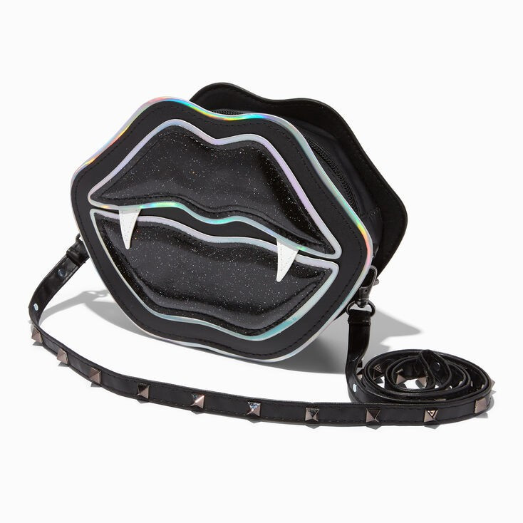 Vampire Fangs Halloween Crossbody Bag | Claire's (US)