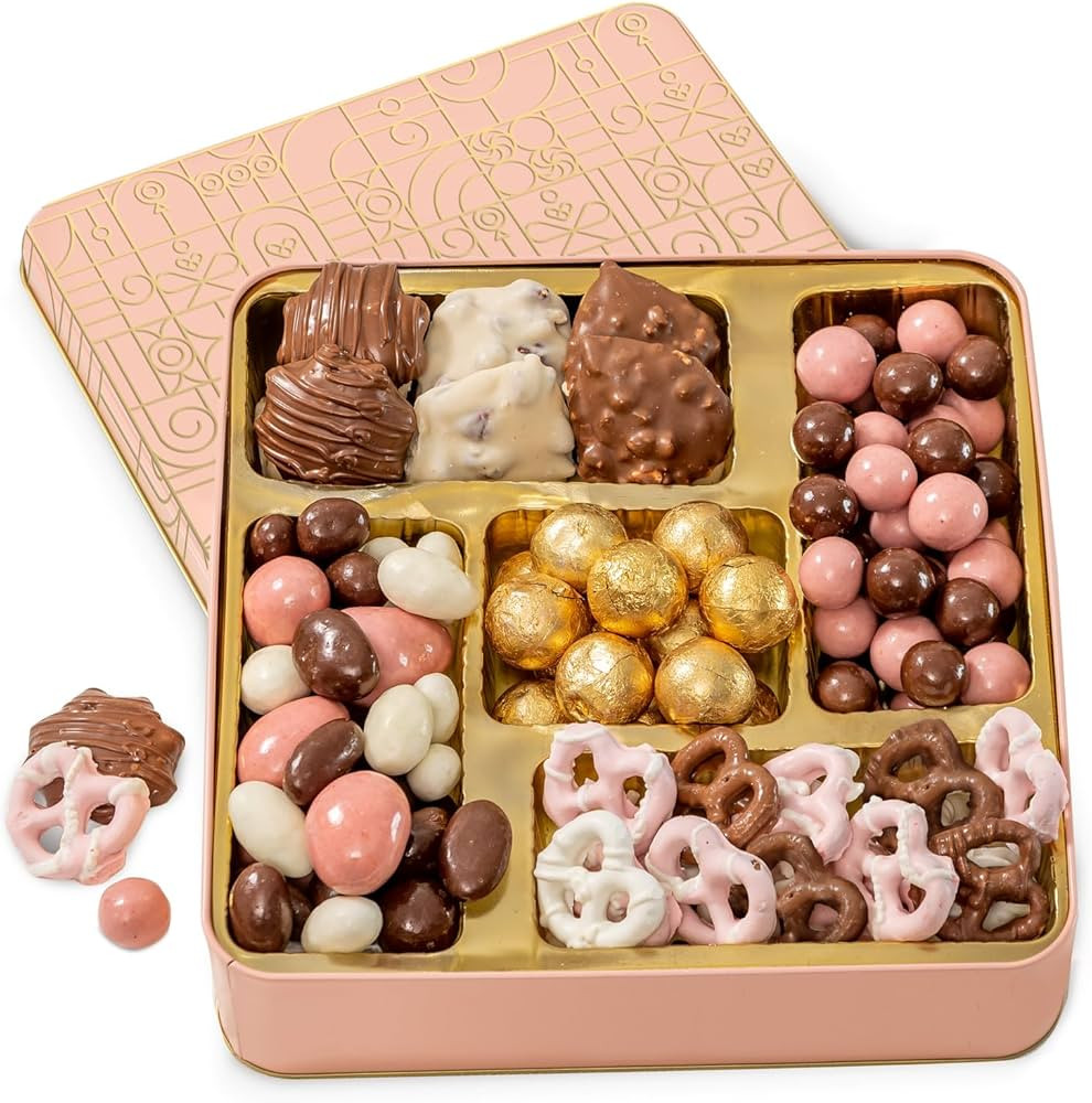 Gift Basket for Women | Chocolate Covered Snack Gift Box for Women | Prime Gift Set for Mom, Wife... | Amazon (US)