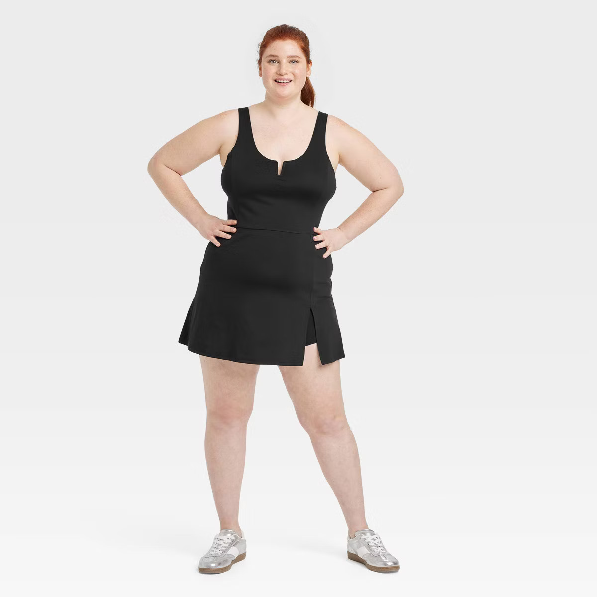 Women's Knit Slit Active Dress - All In Motion™ | Target