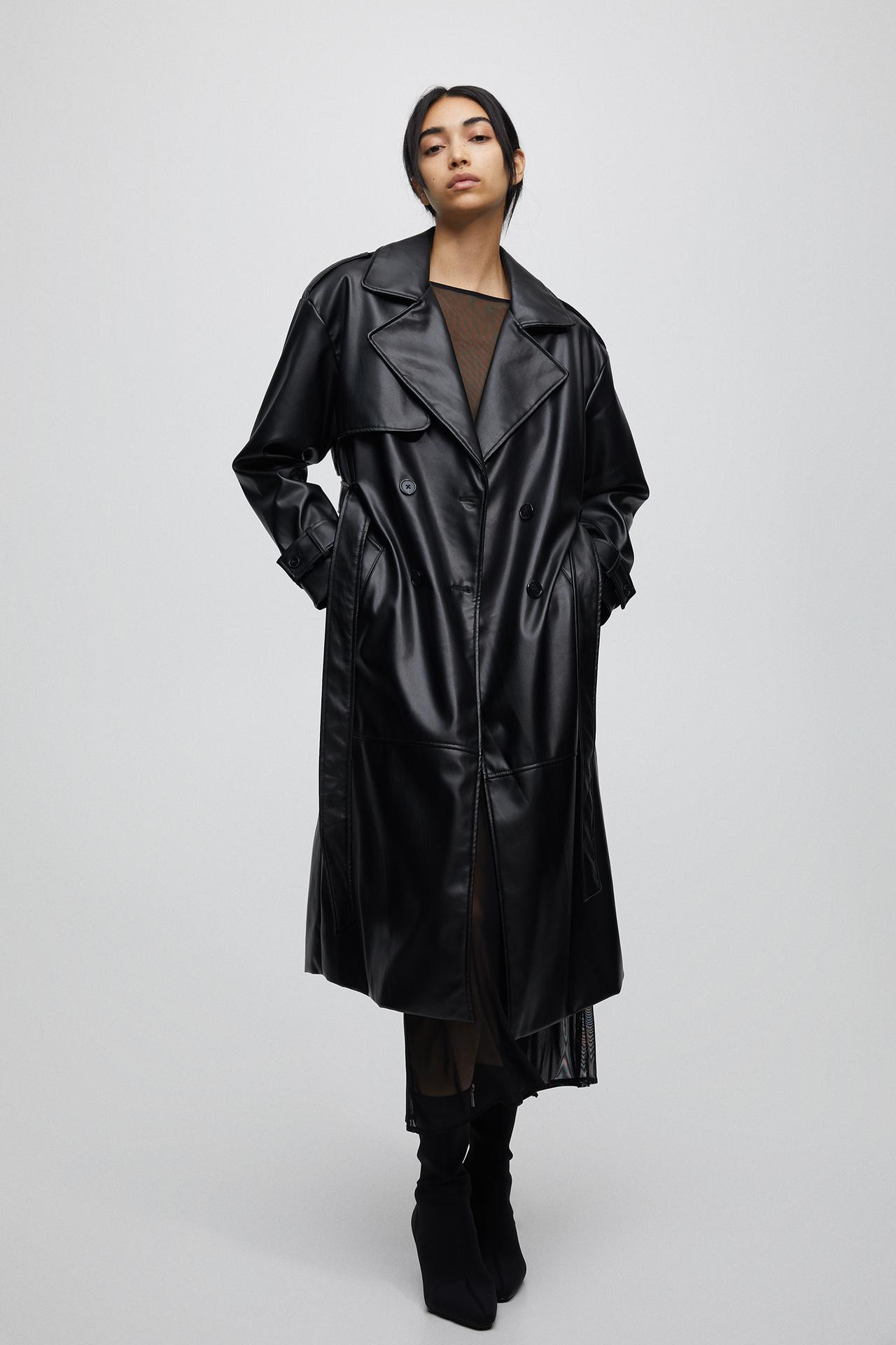 Gabardine effet cuir | PULL and BEAR FR