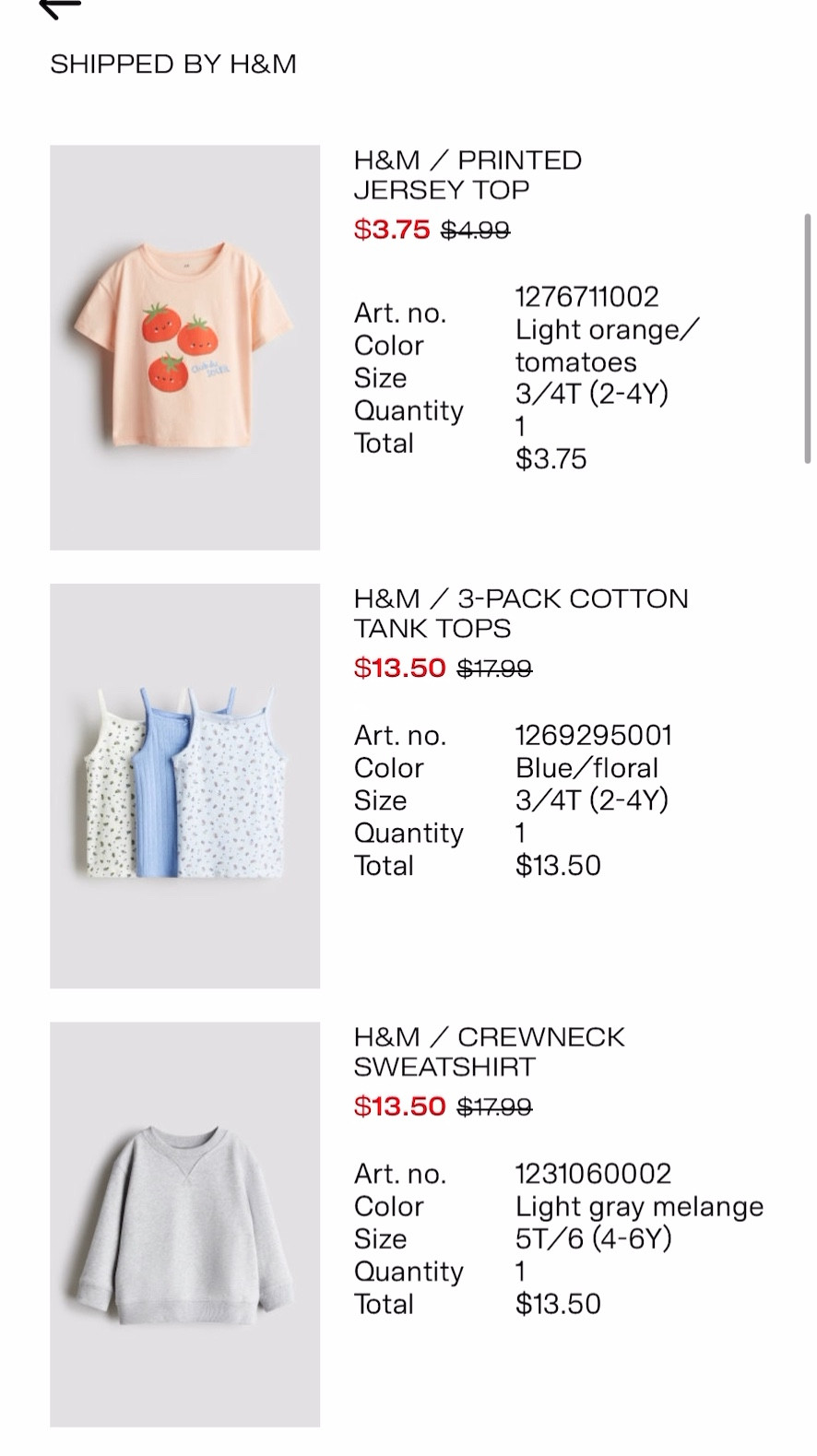 Recent H&M sale order!!! Their adorable line for kids has incredible quality items made with organic cotton, wool, cashmere, etc. 🧸🩰

#LTKBaby #LTKSpringSale #LTKKids