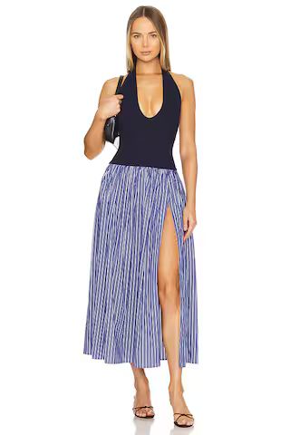 Lovers and Friends Andi Maxi Dress in Navy Stripe & Solid from Revolve.com | Revolve Clothing (Global)