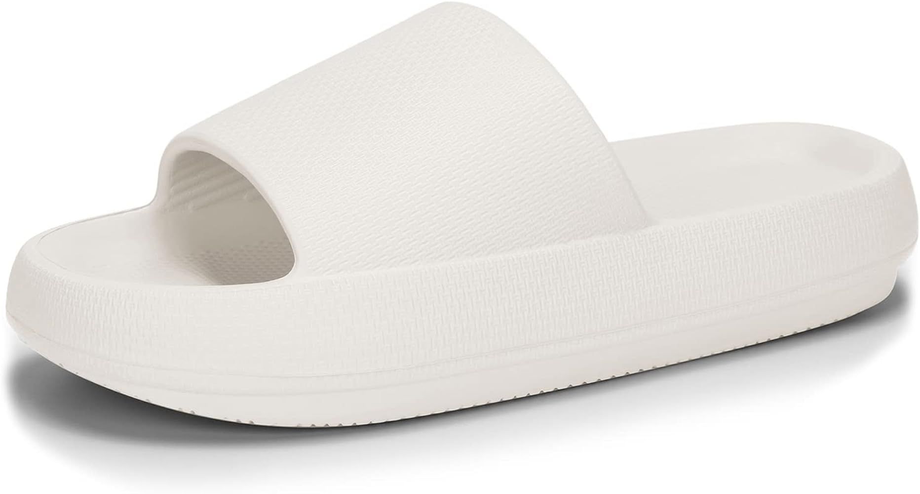 welltree Slides for Women Men Pillow Slippers Non-Slip Bathroom Shower Sandals Soft Thick Sole In... | Amazon (US)