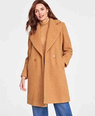 I.N.C. International Concepts Women's Oversized Peacoat, Created for Macy's - Macy's | Macy's