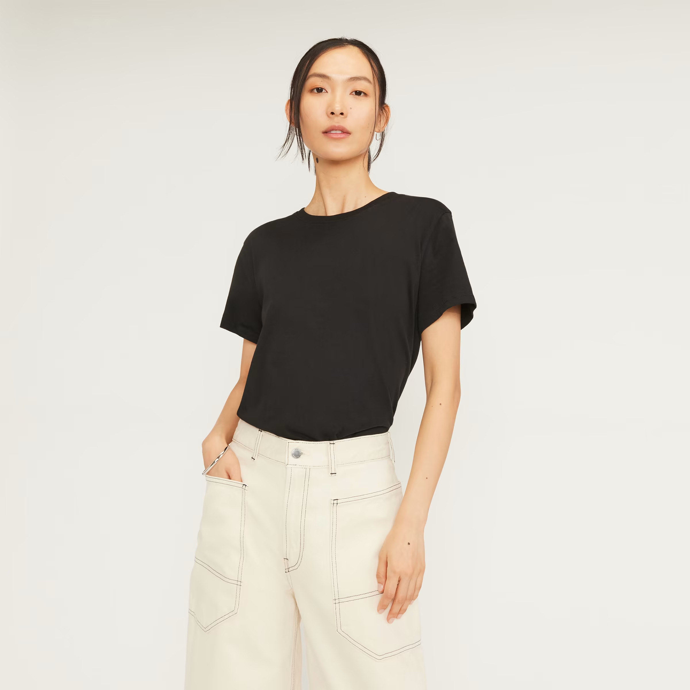 The Organic Cotton Box-Cut Tee | Everlane