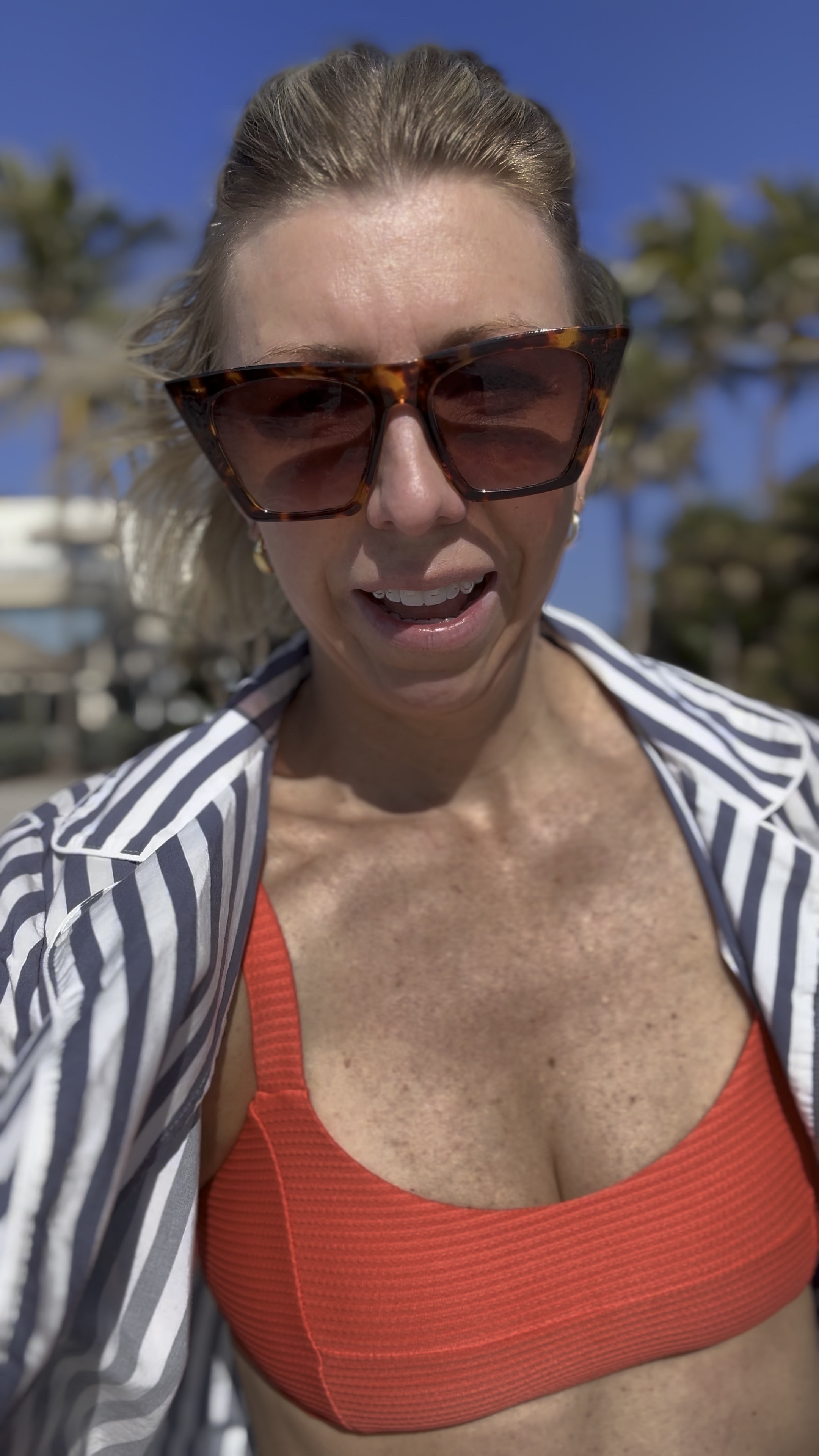 Island vacation day ✌🏻 a classic stripe set is perfect as a cover-up or for a day of exploring! (Mine is a few years old) Look for a cotton or black cotton blend, that will be the most breathable in the heat

#LTKOver40 #LTKTravel #LTKWatchNow